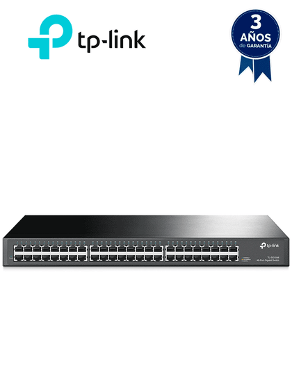 TP-LINK TL-SG1048 - Switch Gigabit no administrable de 48 puertos 10/100/1000 Mbps.