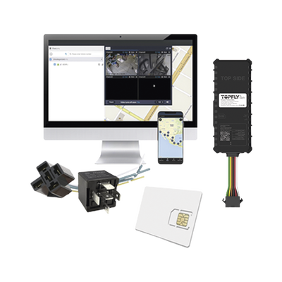 Tecnología de seguimiento básico para vehículos / rastreador satelital con conectividad 4G LTE y BLE / alertas de encendido y apagado del motor + 12VRELAY + SIM500MB2Y + EPCOMGPSANUAL