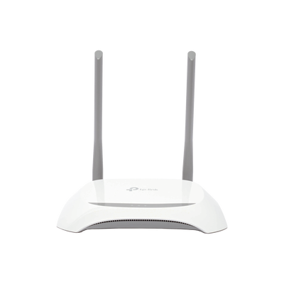 Router Inalámbrico WISP, 2.4 GHz, 300 Mbps, 2 antenas externas omnidireccional 5 dBi, 4 Puertos LAN 10/100 Mbps, 1 Puerto WAN 10/100 Mbps, control de ancho de banda