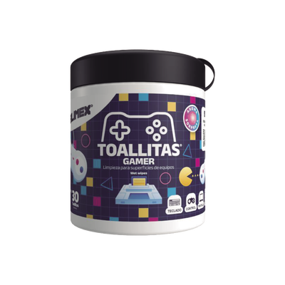 Toallitas Gamers, Excelente Opción Para Gamers que buscan Mantener sus Consolas y Accesorios en Perfecto Estado, Libres de Suciedad y Protegidos Contra Bacterias.