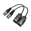 Kit de Transceptores (Baluns) con Terminal PUSH SUPERIOR PIG TAIL en ambos conectores, Resolución 4K , Cable flexible COAXIAL Blindado / COAXITRON / AUDIO POR COAXITRON /Conector 100% COBRE / Calidad PREMIUM