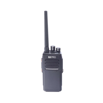 Radio Portátil UHF 400-512 MHz, Digital DMR y Analógico, 5 W, Incluye antena, batería, cargador y clip, 16 canales preconfigurados