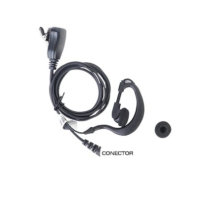 Micrófono - audífono de solapa ajustable al oído para TC-500/ 518/ 600/ 610/ 700 y radios GP300/ PRO2150/ P110/ GP350/ SP-10/ PRO3150/ EP450/ EP350/ MAG ONE