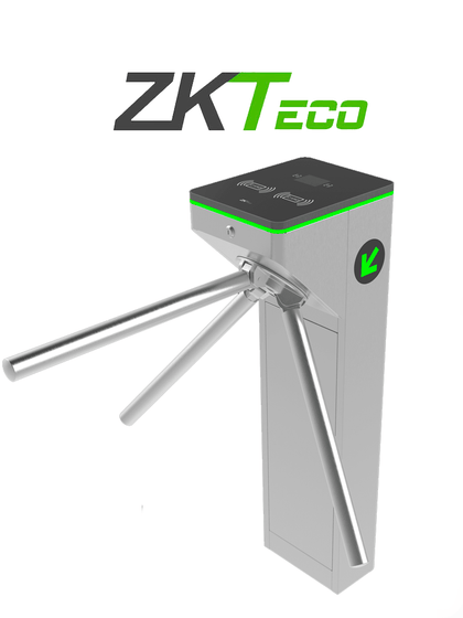 ZKTECO MTS1000 - Torniquete Bidireccional / Acero SUS304 / 110V / 25 x min / Carril 50 cm / Exterior Protegido / 2 millones de Ciclos / No cuenta con Lectores y Panel / Compatible con Equipos de Rostro, Palma, Huella, Tarjeta y Código QR