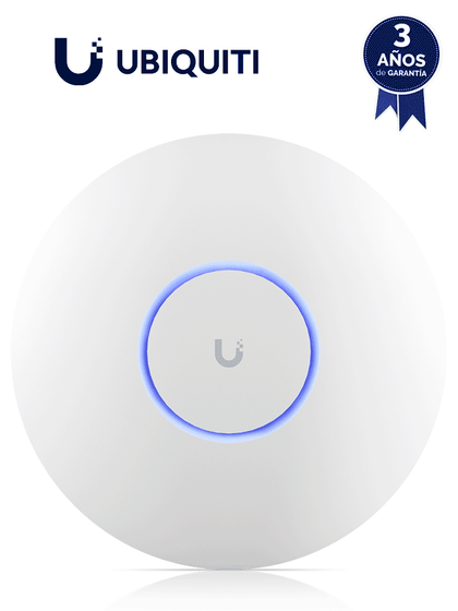 UBIQUITI U6-PRO - Punto de acceso WiFi 6 PRO con tecnología MIMO 4x4, doble banda 802.11ax para uso interior. Ofrece una tasa de transferencia de hasta 4,8Gbps en la banda de 5GHz.ENE2