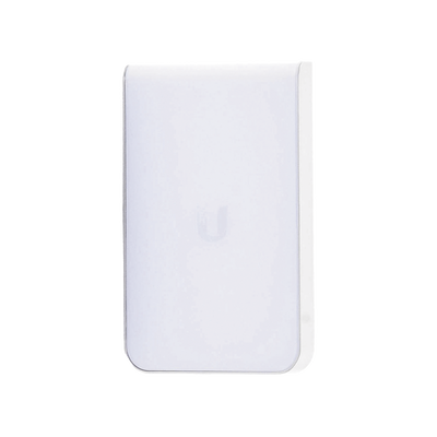 Access Point UniFI doble banda cobertura 180º, MI-MO 2x2 diseño placa de pared con dos puertos adicionales, hasta 100 usuarios Wi-Fi