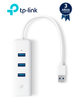 TP-LINK - UE330 / Adaptador USB 2 en 1 / Hub 3 Puertos USB 3.0 / Adaptador Ethernet Gigabit