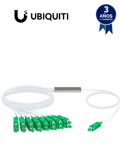 Ubiquiti UF-SPLITTER-16 - Divisor de fibra óptica con 16 salidas, compatible con dispositivos UF-OLT y UF-OLT-4. UBM1