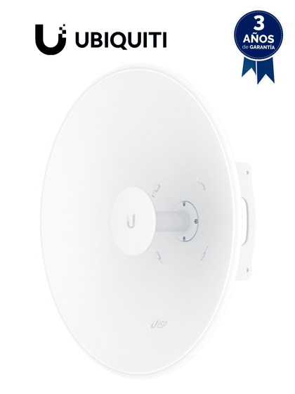 UBIQUITI UISP-DISH - Antena de plato de 30 dBi, rango de frecuencia extendido de 5.15 a 6.87 GHzUBILOCO