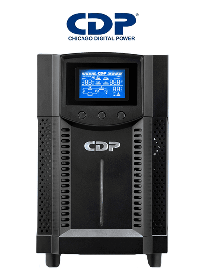 CDP UPO11-1 AX- UPS Online de 1000VA/ 1000W / 6 Terminales de salida / 2 son programables / Pantalla LCD / Entrada para banco de baterías / Respaldo 5min a carga completa2025CDP MCI2Q125