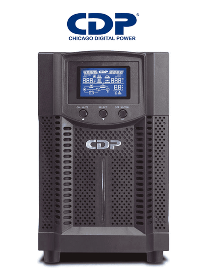 CDP UPO11-2 - UPS ONLINE de 2000VA / 1800W / 4 Terminales de salida / Baterias 12V a 9AH X 4 / Respaldo de 5min en carga completa 2025CDP MCI2Q125