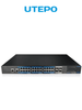 UTEPO UTP7524GEPOE4GF - Switch Gigabit PoE administrable, capa 2, 24 puertos PoE Gigabit RJ45, 4 puertos SFP Gigabit, 802.3af&at, PoE 390W, Fast Ring