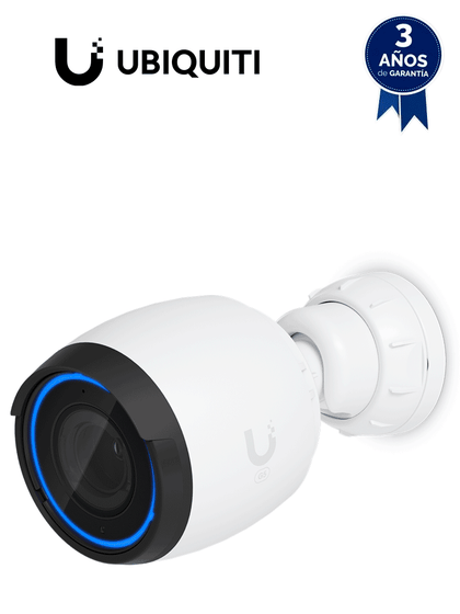 Ubiquiti UVC-G5-PRO - Cámara IP bullet 4K/ Zoom óptico de 3X/ Visión nocturna de hasta 25m/ Detección de eventos/ Alimentación PoE/ Micrófono integrado/ Administrable a través de UniFi Protect BFLAS BFUB