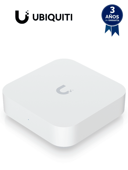 UBIQUITI UXG-Lite - Consola UniFi Express Gateway con 1 puerto WAN RJ45 y 1 puerto LAN RJ45, ofrece mayor rendimiento de ruteo y es administrable a través del servidor UniFi Network. ENE2UBI79