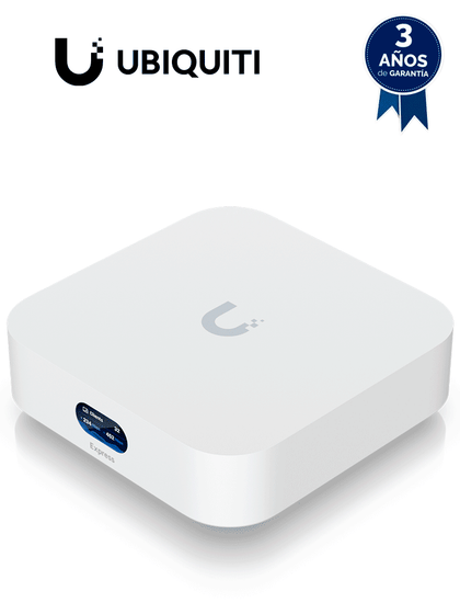 UBIQUITI UX - Consola UniFi Express Gateway con 1 puerto WAN, 1 LAN, WiFi 6, cobertura de 140 m², hasta 50 dispositivos, doble banda 2.4/5 GH UBILOCO