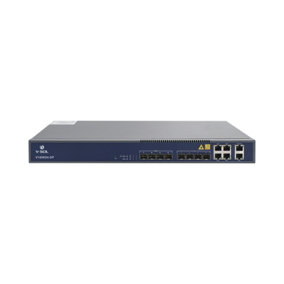 OLT de 4 puertos EPON con 8 puertos Uplink (4 puertos Gigabit Ethernet + 4 puertos Gigabit Ethernet SFP) , hasta 256 ONUS,