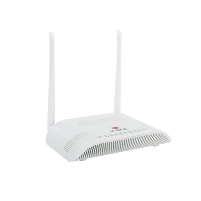 ONU Dual G/EPON con Wi-Fi en 2.4 GHz + 1 CATV + 1 puerto LAN Gigabit + 1 puerto LAN Fast Ethernet, hasta 300 Mbps vía inalámbrico