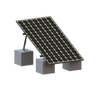 Montaje para Panel Solar, Riel 8 de 1400mm para Módulos con Espesor de 35mm, Velocidad de Viento Máx. 136km/h (20° a 45°)