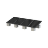 Montaje para Panel Solar, Riel 8 de 5450mm para Módulos con Espesor de 35mm, Velocidad de Viento Máx. 136km/h (20° a 45°)