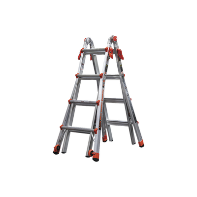 Escalera Multi-Posiciones de 5.18 m (17') para Superficies Inclinadas (SKU 15417-001).