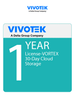 VIVOTEK VORTEX VX-CS30D-1Y - Licencia VORTEX de Almacenamiento en Nube por 1 Año, 30 dias de Almacenamiento para 1 cámara