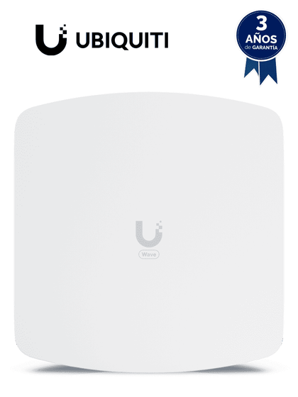 UBIQUITI WAVE-AP-Radio con antena integrada para enlaces punto multipunto. Ángulo de apertura de 30 grados y rendimiento de hasta 2,7 Gbps. Soporta hasta 15 clientes con frecuencia de enlace de 60 GHz preventa