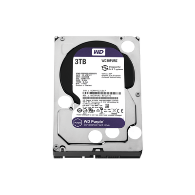 Disco Duro PURPLE de 3TB / 3 AÑOS DE GARANTÍA / Para Videovigilancia