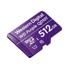 Memoria microSD de 512 GB PURPLE, Especializada Para Videovigilancia, 10 VECES MAYOR DURACIÓN, 3 AÑOS DE GARANTIA