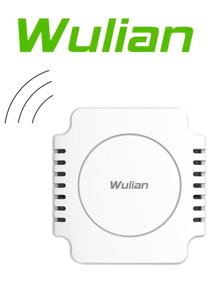 WULIAN SMARTAUX - Convertidor de Analógico a Inteligente Receptor de Información para cambiar Pulsos Secos a Alertas Zigbee