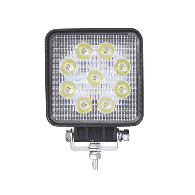 Luz de trabajo de 9 LED , 2300 Lúmenes, 27 Watts, 10-30 Vcc, IP67