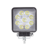 Luz de trabajo de 9 LED , 2300 Lúmenes, 27 Watts, 10-30 Vcc, IP67