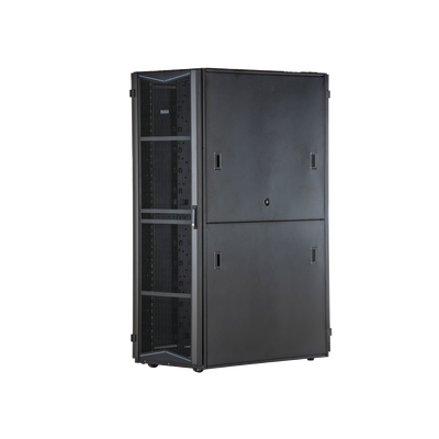 Gabinete FlexFusion para Centros de Datos, 42 UR, 800 mm de Ancho, 1200 mm de Profundidad, Fabricado en Acero, Color Negro