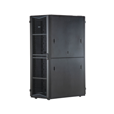 Gabinete FlexFusion para Centros de Datos, 45 UR, 800 mm de Ancho, 1200 mm de Profundidad, Fabricado en Acero, Color Negro