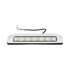 Luz de Escena, 6 LED, IP67, con bisel color blanco, Ideal para Ambulancias y Vehiculos de trabajo