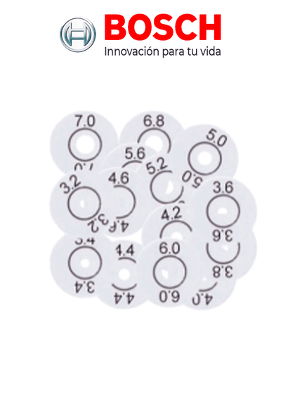 BOSCH F_TITANUSAF4.0 - Láminas de Reducción de Aspiración / 4.0mm