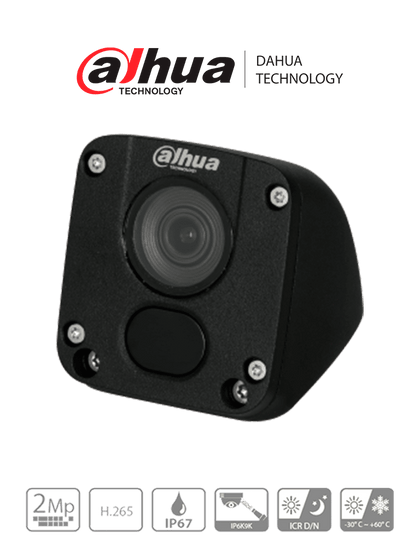 DAHUA IPC-MW1230DN-HM12 - Camara IP para Vehiculos de 2 Megapixeles/ Lente de 2.8mm/ 115 Grados de Apertura/ Ir de 30 Mts/ Protección IP6K9K para Soporta Agua a Presión/