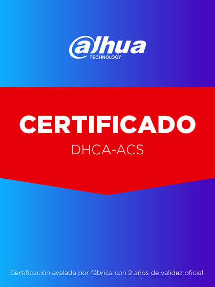 Kit de certificación DHCA-ACS Control de Acceso: 1 x DHT0810013 + 1 x DHT0720012 + 1 x DHT0730004 + 1 x DHT3720028 + 1 x SXN0760001