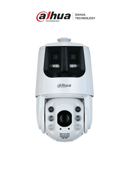 DAHUA DH-SDT6C425-4P-GB-APV-0280 Cámara PTZ panorámica IP/ 4 Megapixeles/ Iluminadores Duales Inteligentes/ 25X Zoom/ Starlight/ IR hasta 200 m/ Auto-tracking/ Protección Perimetral/ Detección Facial/ IP66/ Disuasión Activa/ Sirena y Estrobo