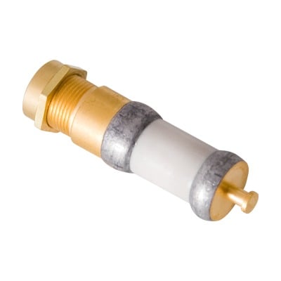 Capacitor Variable Trimmer de Aire, 1-30 pFd. para Ajuste del Rechazo de Banda en Duplexers de VHF (L=17,27 mm).