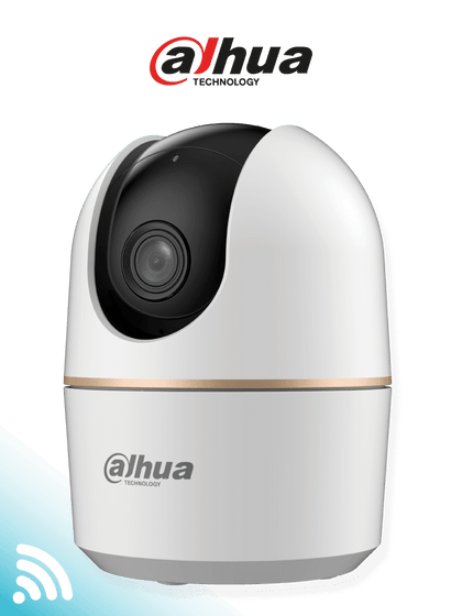 DAHUA DH-H5A - Cámara IP Domo Motorizado Wifi de 5 Megapíxeles con IA, autotracking, audio bidireccional micrófono y altavoz, sirena, IR de 10 m, ranura MicroSD, detección de humanos y modo privacidad WiFiDahua MCI2Q125 IMD