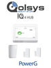 QOLSYS IQ4HUB PACK - Paquete que contiene Sistema de Alarma IQ HUB autocontenido , con pantalla táctil de 7, Power G 915 Mhz 1 sensor PIR inalámbrico PG9914 y 2 sensores magnéticos inalámbricos PG9303 PLANDEBENEFICIOS LEÓN