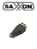 SAXXON SX53 - Adaptador Hembra / Paquete de 10 piezas / Para Alimentación de Cámaras / Terminales Tipo Tornillo Positivo y Negativo / Resistente a la Oxidación / 12v