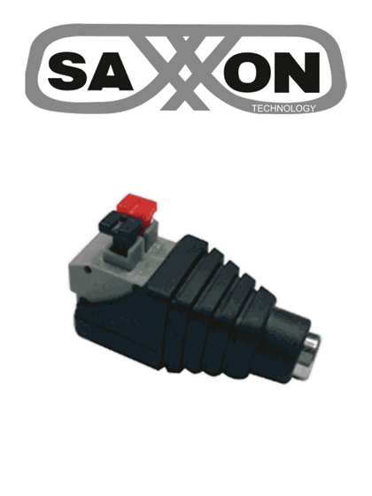 SAXXON SX53A - Adaptadores Hembra Tipo Jack Polarizado / Paquete de 10 piezas / Terminales de Presión / Fácil Instalación/ 12v