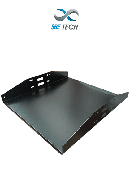 SBETECH SBE-CDL1P1918 - Charola Doble para rack con medidas de 19” 48.26 cm de ancho x 18 45.72 cm de largo, y soporta hasta 34 kg 2 UR