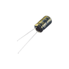 Capacitor Electrolítico Radial en Aluminio de 220 µFd, 16 Volt, 20%, 6.3 x 11 mm.