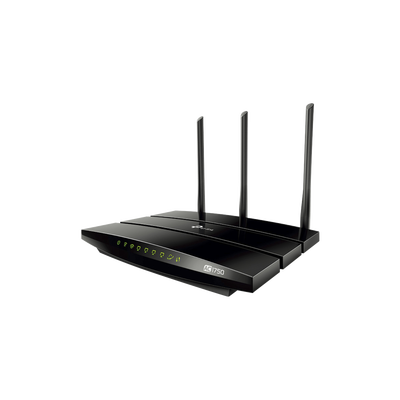 Router inalámbrico AC 1750 doble banda 1 puerto WAN 10/100/1000 Mbps Y  4 puertos LAN 10/100/1000 Mbps, 1 puertos USB 2.0