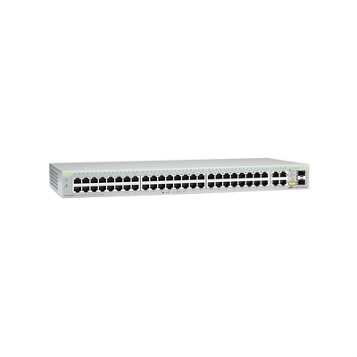 Switch WebSmart de 48 puertos 10/100 Mbps + 2 puertos 10/100/1000 Mbps + 2 SFP Gigabit Combo