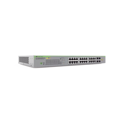 Switch PoE+ Gigabit WebSmart de 24 puertos 10/100/1000 Mbps + 4 puertos SFP Gigabit, 185 W, Version 2