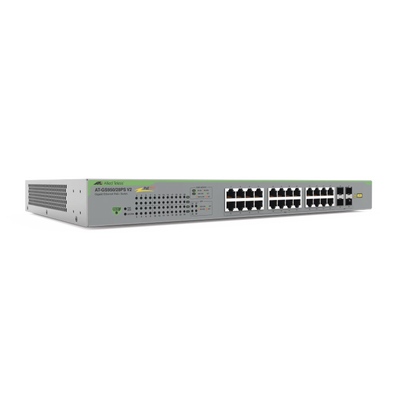 Switch PoE+ Gigabit WebSmart de 24 puertos 10/100/1000 Mbps + 4 puertos SFP Gigabit, 185 W, Version 2