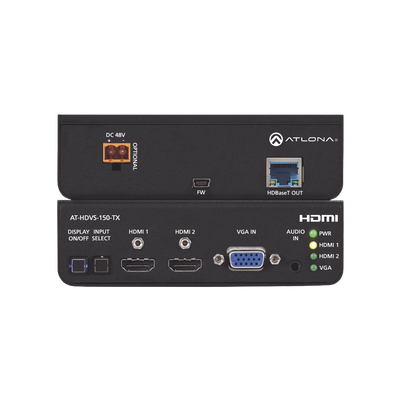 HDMI (2 INPUT) PLUS VGA SWITCHER W/ HDBASET OUTPUT ;  POE